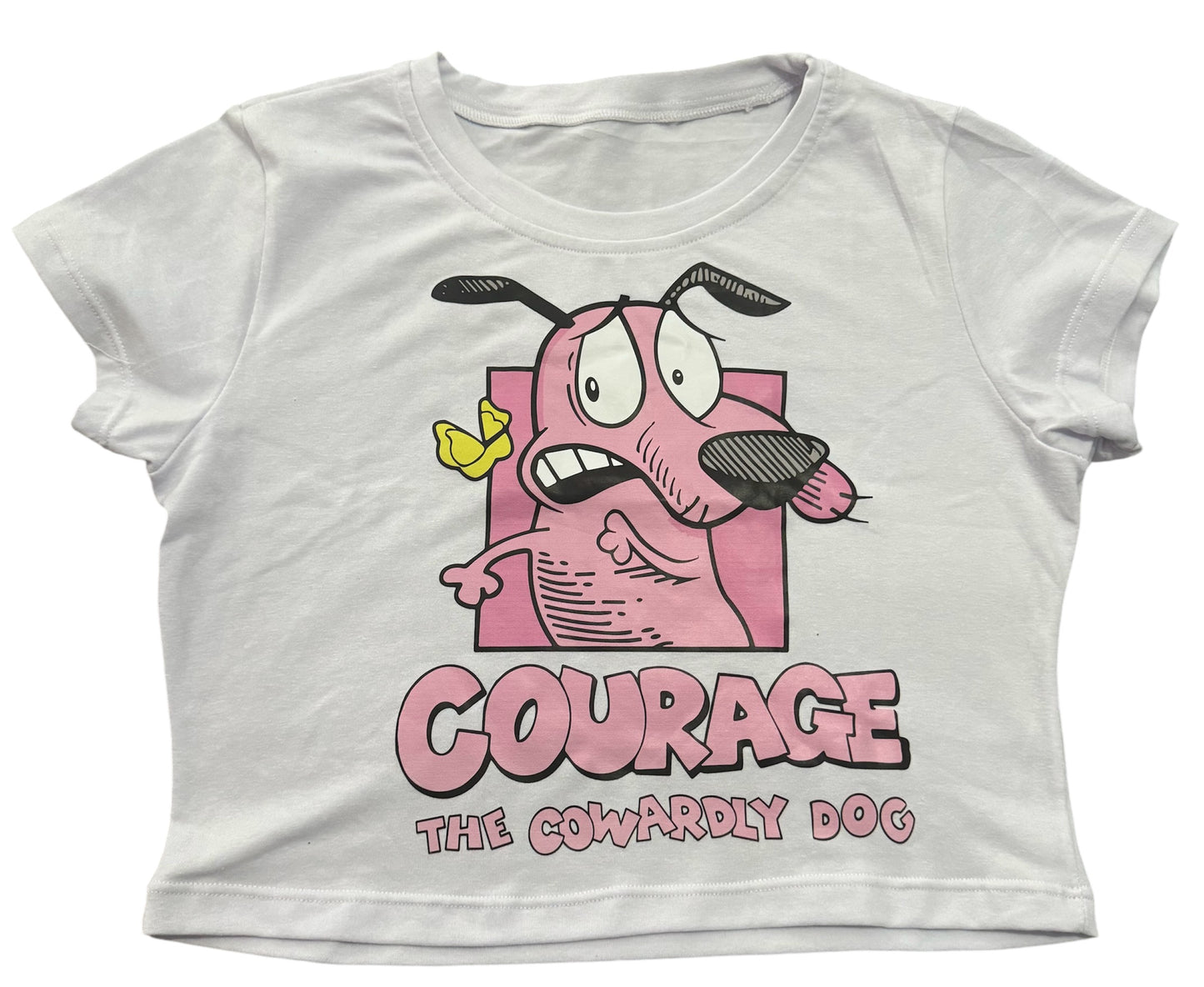 Cowardly Dog Cropped Tee